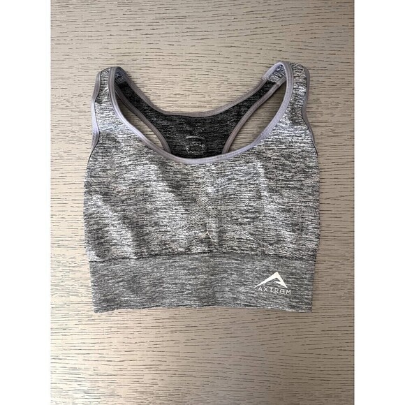 Axtrom Gray Sports Bra - Size 6, Brand New, Premium Quality, Comfort Fit - Picture 1 of 8